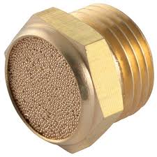 Brass Silencer 3/8 BSPT